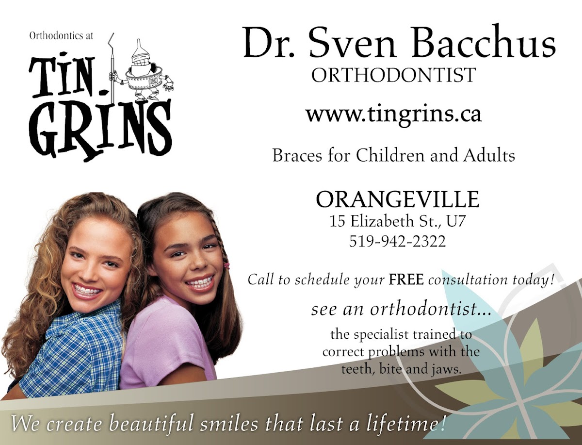 Orthdontics at Tin Grins (Dr. Sven Bacchus) dental clinic in Orangeville - Photo 2